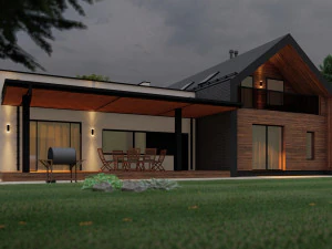 Barn house 3D Model