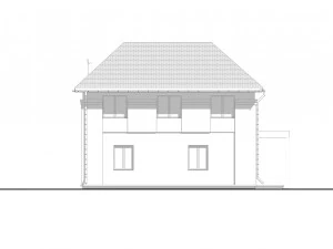 Two-story suburban house 3D Model