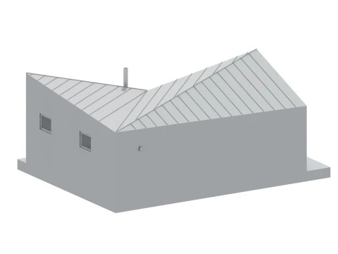Small Scandinavian SAUNA 3D Model