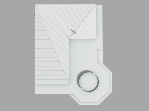 Small Scandinavian SAUNA Modèle 3D