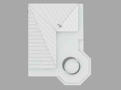 Small Scandinavian SAUNA 3D Model