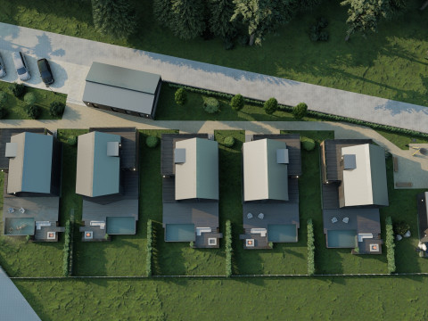 Resor Pondok dengan SPA Model 3D