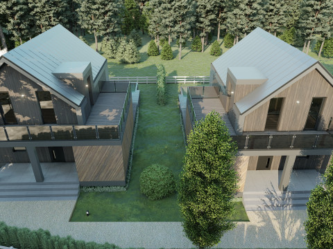 Resor Pondok dengan SPA Model 3D