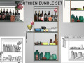 kitchen bundle vol 1 Modello 3D