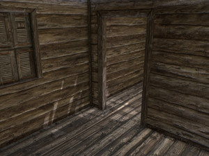 old wooden shack 3D Model