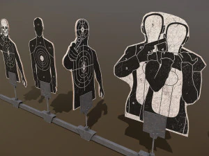 pacchetto di bersagli da tiro Modello 3D