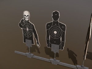 shooting targets pack 3D Model
