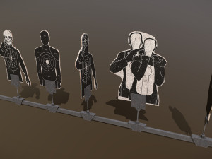 shooting targets pack 3D Model