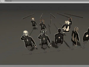 shooting targets pack 3D Model