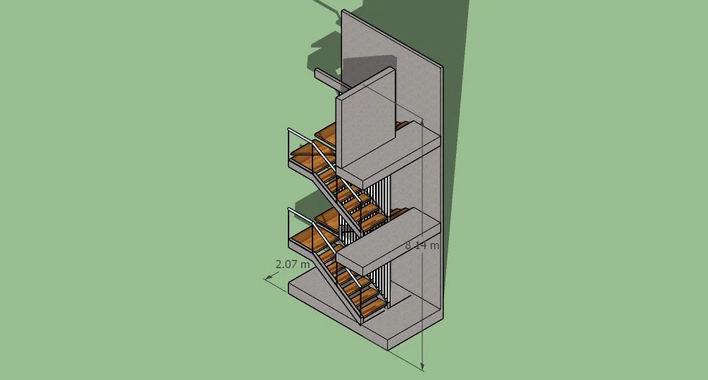 ladders 3D Model .c4d .max .obj .3ds .fbx .stl .blend 
