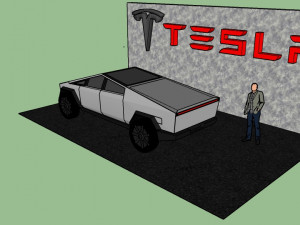 cybertruck 3D 모델