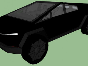 cybertruck 6x6 3D 모델