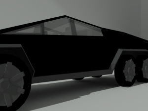 cybertruck 6x6 Model 3D