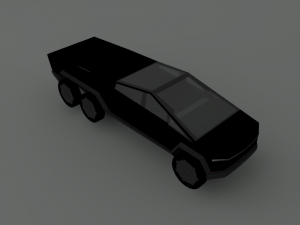 cybertruck 6x6 Model 3D