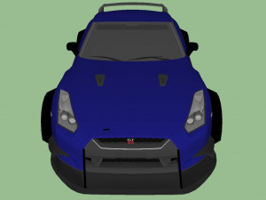 nissan gtr 3D 모델