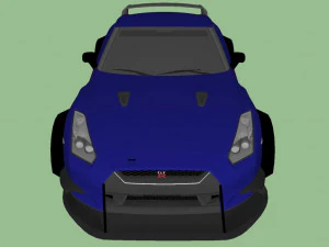 nissan gtr 3D Model