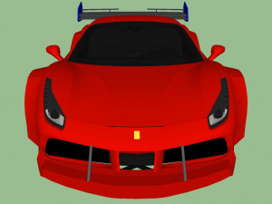 ferrari 488 3D 모델