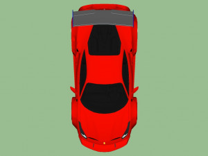 ferrari 488 3D Модель