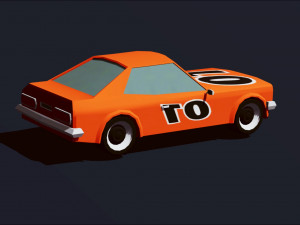 cartoon vehicles low poly cars free 3D Model