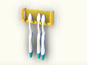 sensor Hollow Exert Toothbrush holder 3D Print Model in Accessories 3DExport