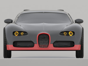 bugatty veyron 3D-Modell
