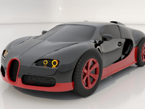 bugatty veyron 3D-Modell
