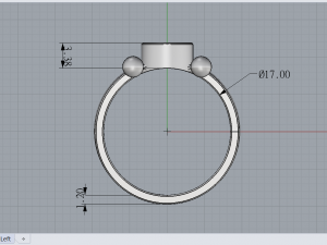 solitaire ring 3D मॉडल