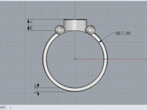 solitaire ring 3D Model