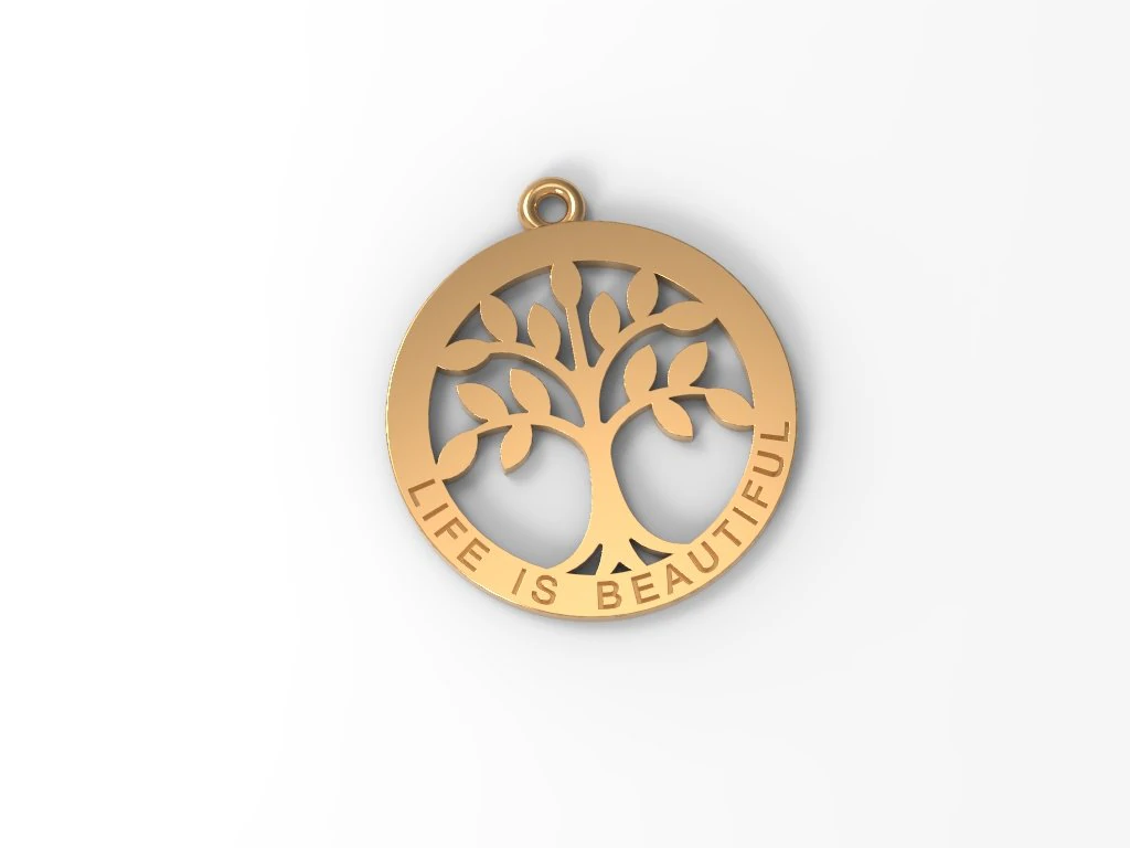 pendant tree 3D Model .c4d .max .obj .3ds .fbx .stl .blend 