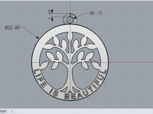 pendant tree 3D Model