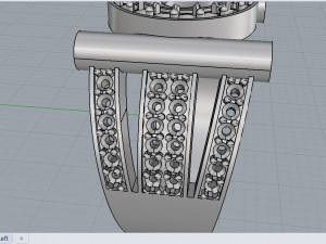 ring with stones 3D Model