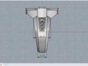 cross ring with stones 3D Model