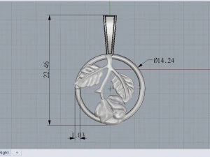 kolye g&uuml;l 3D Model