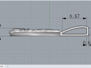pendant rose Modelo 3D
