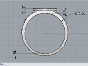 logo ring 3D 모델