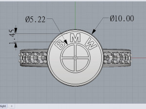 logo ring 3D 모델