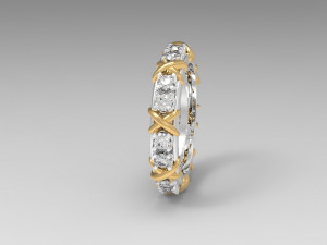 ring x tiffany replica 3D Модель