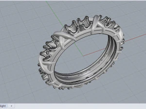 ring x tiffany replica 3D Model