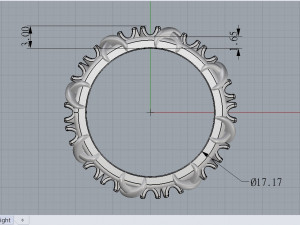 ring x tiffany replica 3D Модель