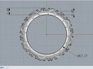 ring x tiffany replica 3D Model