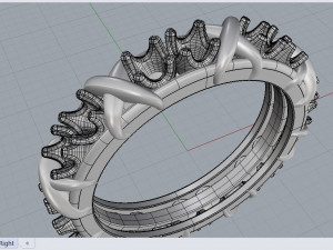 ring x tiffany replica 3D Модель