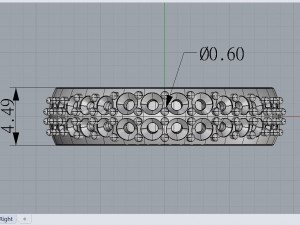 set of 4 rings 3D 模型