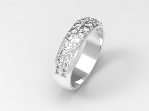 set of 4 rings 3D 模型