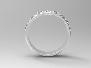 set of 4 rings 3D 模型