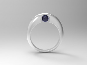 ring with pearl 3D Model
