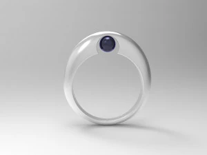 ring with pearl 3D Model