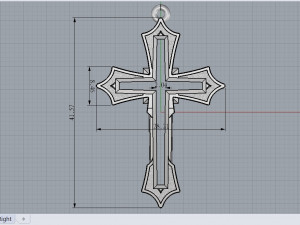 hollow cross 3D Модель