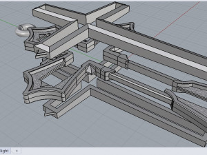 hollow cross 3D Модель