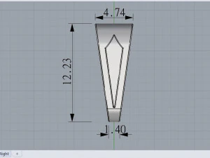 hollow cross 3D Model
