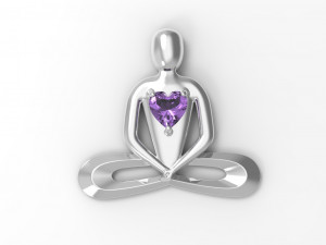 pendant meditation 3D Model